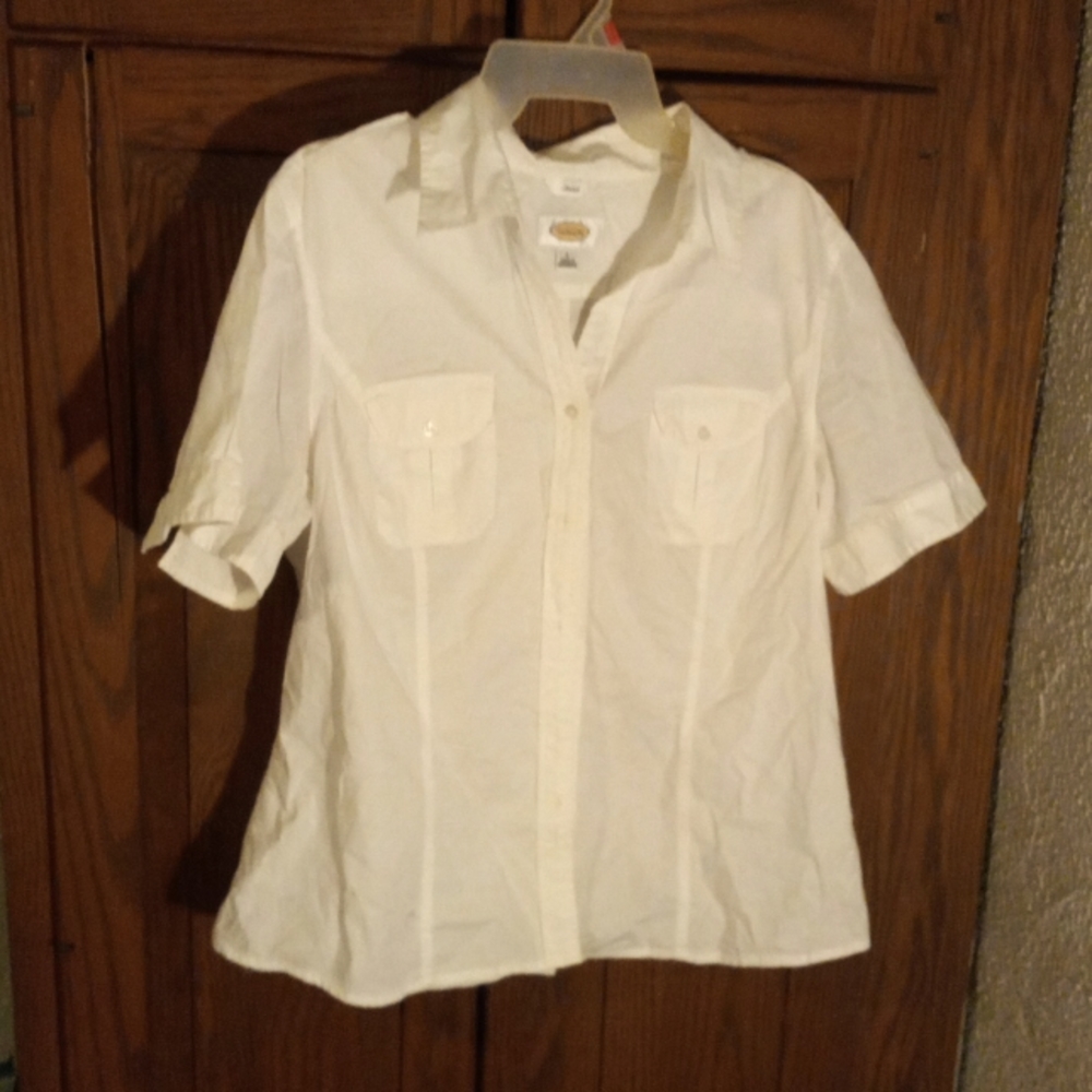 Womens size large button down shirt